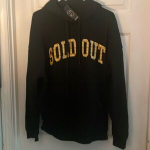 Men's Black Hoodie, Sold Out , Size Large